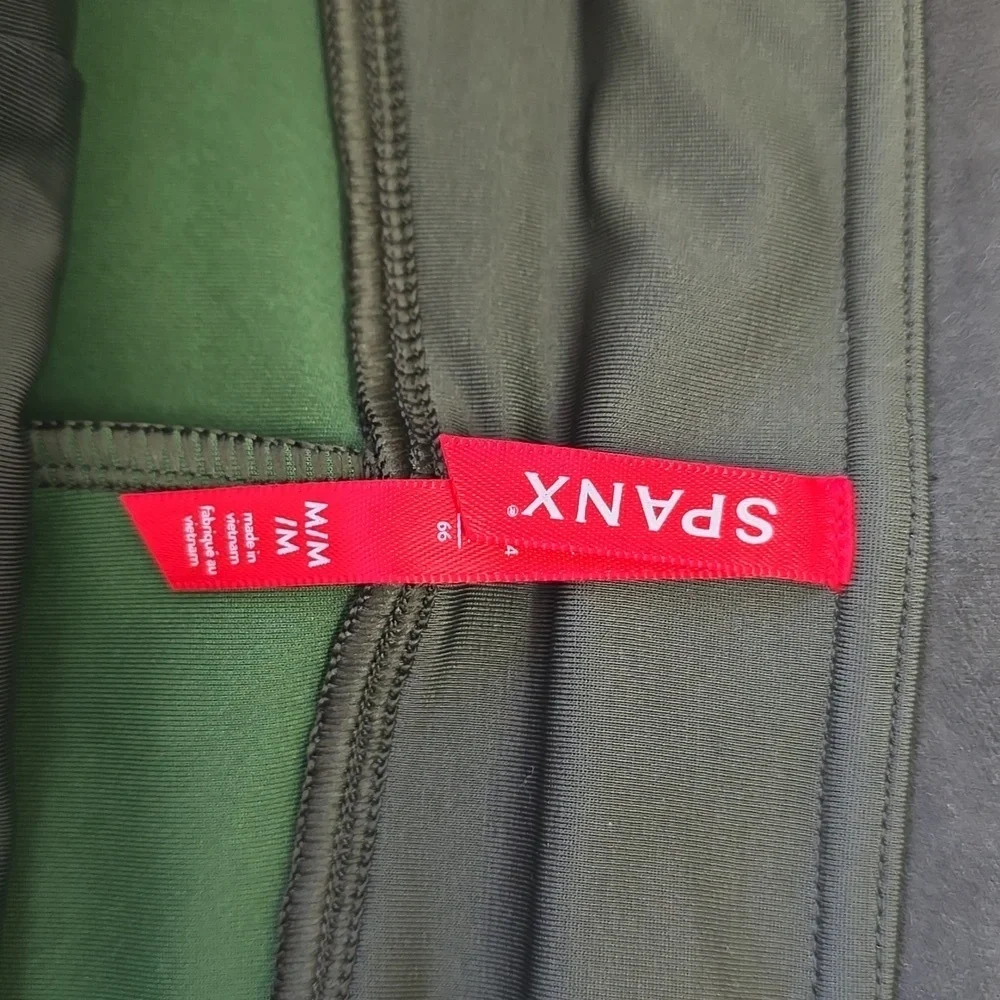 Spanx Faux Suede Leggings in Color Olive